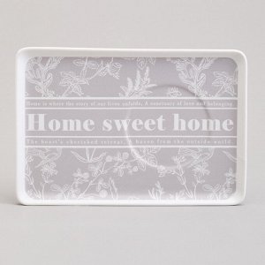 Чайный набор из прочного фарфора "Loving Family Sweet Home", 210 мл, для одного — стильный подарок в яркой упаковке, 1 шт.