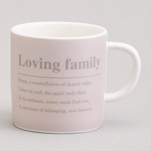 Подарочный чайный набор из фарфора Lefard "Loving Family" 210 мл для одного — стиль и забота в каждой чашке, 1 шт.