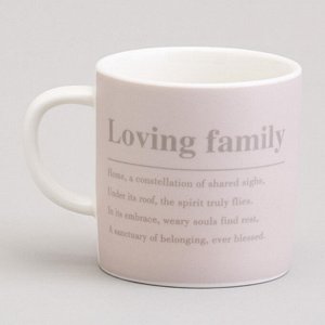 Подарочный чайный набор из фарфора Lefard "Loving Family" 210 мл для одного — стиль и забота в каждой чашке, 1 шт.