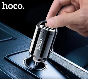 Автомобильное зарядное устройство в прикуриватель МИНИ HOCO DZ7 USB+TYPE-C разъем