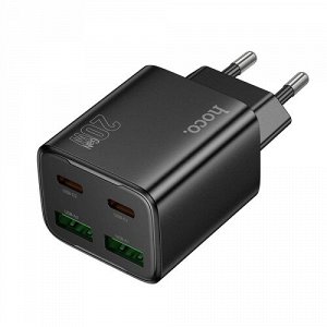 Сетевое зарядное устройство (блок питания) Hoco N55, 2USB/2Type-C, QC3.0+PD20W, 3A