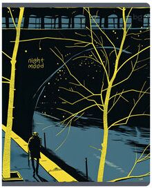 Тетрадь 48л., А5, клетка BG ""Night mood"", выб.лак