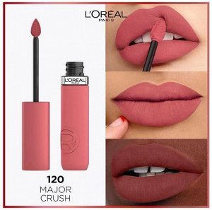 L'Oreal Paris Infaillible помада губная жидк.,матов. т.120 главное развлечение (с апплик.) 5мл / 180