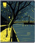 Тетрадь 48л., А5, клетка BG &quot;&quot;Night mood&quot;&quot;, выб.лак