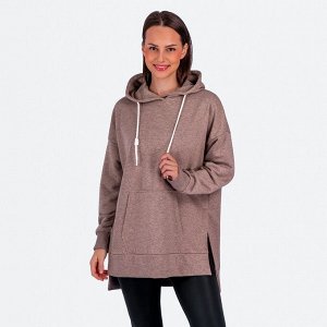 Худи J.571 Худи J.571 - какао меланж
Женская худи с капюшоном и разрезами по боковому шву, карман кенгуру по переду.Материал:French terry б/н - футер 3-х нитка без начеса. Одна из самых плотных разно