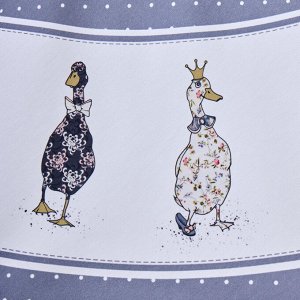 СКАТЕРТЬ КРУГЛАЯ "FAMILY FARM" 190 СМ, 100% ХЛОПОК, ТВИЛ, ГРАФИТ, С ПРОПИТКОЙ, 1 шт.