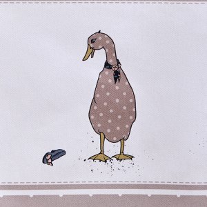 Скатерть FAMILY FARM 140x180 см, 100% хлопок, капучино, твил с пропиткой, 1 шт.