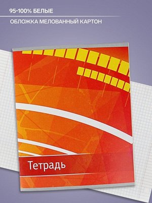 Тетрадь 48 листов в клетку, Calligrata «Абстракция», МИКС