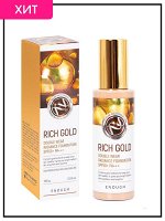 Enough Тональный крем с частичками золота №21(Натуральный бежевый) Rich Gold Double Wear Radiance Foundation SPF50+ Pa+++, 100 гр