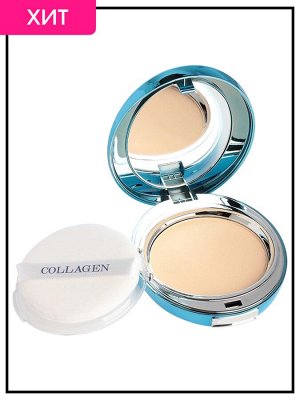 Enough Увлажняющая коллагеновая пудра со сменным блоком Collagen Hydro Moisture Two Way Cake № 13, 13гр+13гр