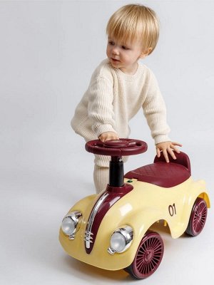 Толокар Amarobaby Retro, желтый/красный