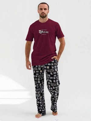 Мужская пижама Не буди медведя