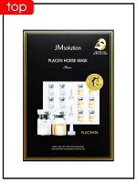 JMSolution Маска тканевая для лица плацентарная Mask Placen Horse Pure, 30 мл