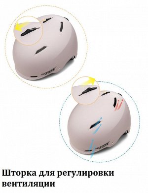 Шлем для лыж и сноуборда BATFOX BF-JC046-225 (L, желтый)