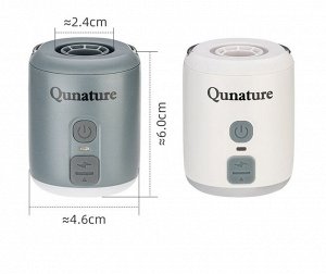 Насос (с фонариком) электрический для матрасов QUNATURE VOLCANO 1