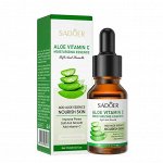 Сыворотка для лица SADOER Aloe VitaminC Алое ВитаминC.15мл. Глубоко Увлажняет, Устраняет стянутость, сухость. Снимает покраснения и раздражение.
