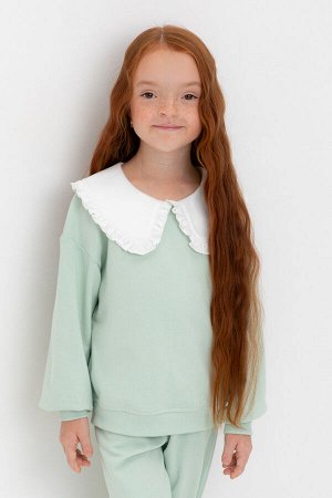 Джемпер(Весна-Лето)+girls (дымчатый нефрит к547)