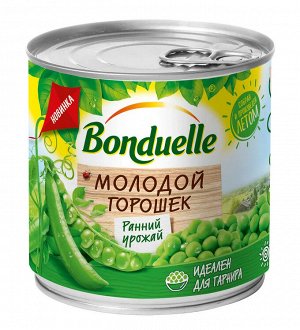 Горошек молодой зел. 'Бондюэль' 425мл 1*12 ж/б, шт