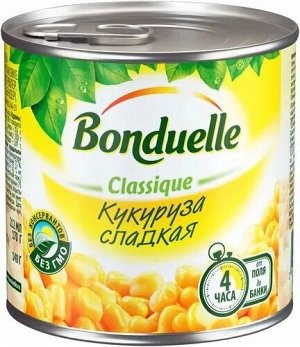 Кукуруза слад.'Бондюэль' 425мл 1*12 ж/б, шт