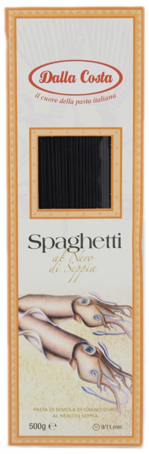 Спагетти с чернилами каракатицы Dalla Costa 500 гр