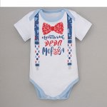 Боди &quot;Крошка Я&quot; Любимчик Деда Мороза , р.74-80 цв. белый