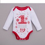 Боди &quot;Крошка Я&quot; Мой первый Новый Год , р. 74-80 см, цв. белый