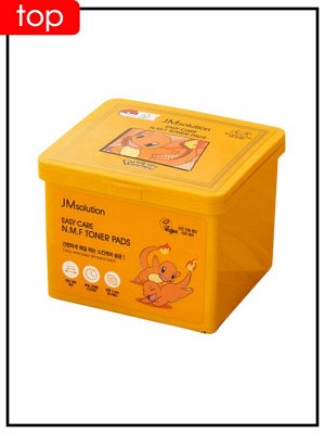 JMSolution Тонер пэд для лица Покемон Чармандер Easy Care Nmf Toner Pad Pokemon Charmander, 200 мл
