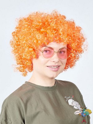 Hallowen Concepts Парик Афро кудри, оранжевый, искусственный волос