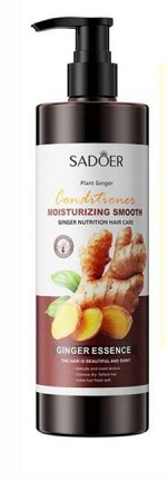 Кондиционер Для Волос SADOER Ginger. С Имбирем 500мл. Быстро восстанавливает поврежденные волосы, способствует укреплению и питанию, предотвращает выпадение и ломкость.