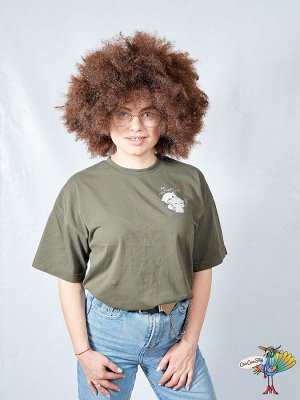 парик Древний человек кудри, коричневый, искусственный волос