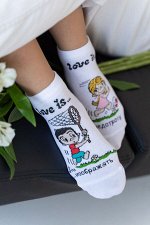 Носки женские короткие LOVE IS...