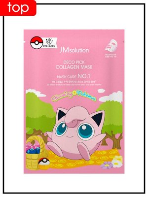 JMSolution Маска тканевая для лица с коллагеном Mask Deco Pick Collagen, 30 мл
