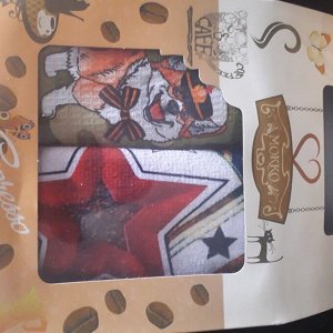 Подарок ( два полотенца: одно микрофибра + одно вафельное)