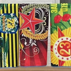 Подарок ( два полотенца: одно микрофибра + одно вафельное)