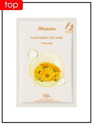 JMSolution Маска для лица тканевая успокаивающая с календулой Mask Plansynergy Silky Calendula, 30 мл