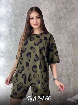 Женский костюм. Ткань 95% хлопок, 5% спандекс