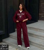 Женский костюм. Ткань: трикотаж на флисе