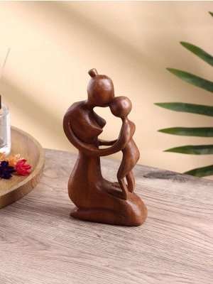 Фигурка «Мать и ребенок», 12x5x20 см, дерево суар