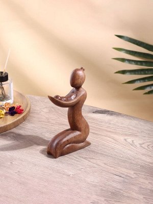 Фигурка «Мать с ребёнок», 12x3.5x20 см, дерево суар