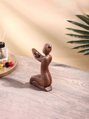 Фигурка «Мать с ребёнок», 12x3.5x20 см, дерево суар