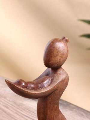 Фигурка «Мать с ребёнок», 12x3.5x20 см, дерево суар