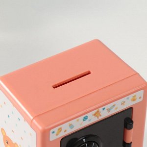 Копилка для денег с кодовым замком «Сейф. Малыш», пластик, 8.5?6?8.5 см