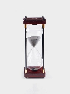 Песочные часы "Бесконечность", на 30 минут, 25 х 9.5 см, песок черный