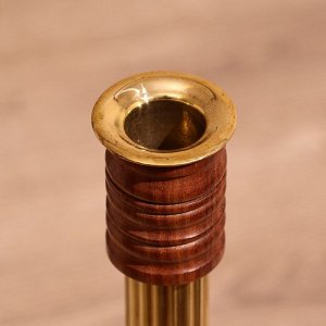 Подсвечник "Гаррет" 25 см, дерево шишам