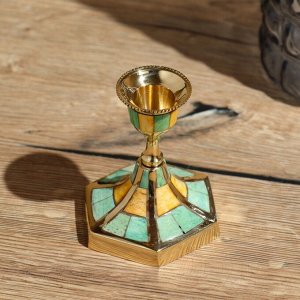 Подсвечник "Солд" 9,5 см, латунь