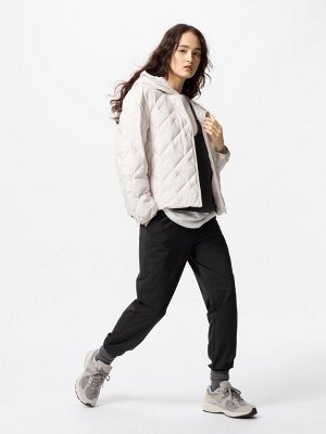 UNIQLO Airism - ультраэластичные брюки-джоггеры (длина 66–68 см) - 09 BLACK
