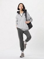 UNIQLO AIRism - ультраэластичные спортивные брюки увеличенной длины - 07 GRAY