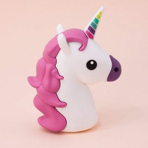Портативное зарядное устройство Power Bank "Unicorn colored horn"