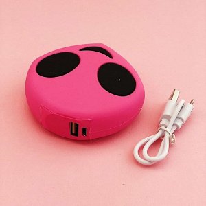 Портативное зарядное устройство Power Bank "Emoji", purple