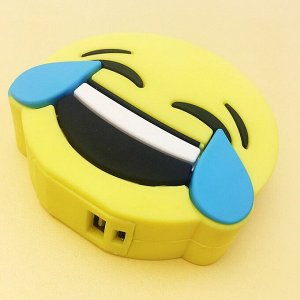 Портативное зарядное устройство Power Bank "Emoji" yellow 3000 mAh